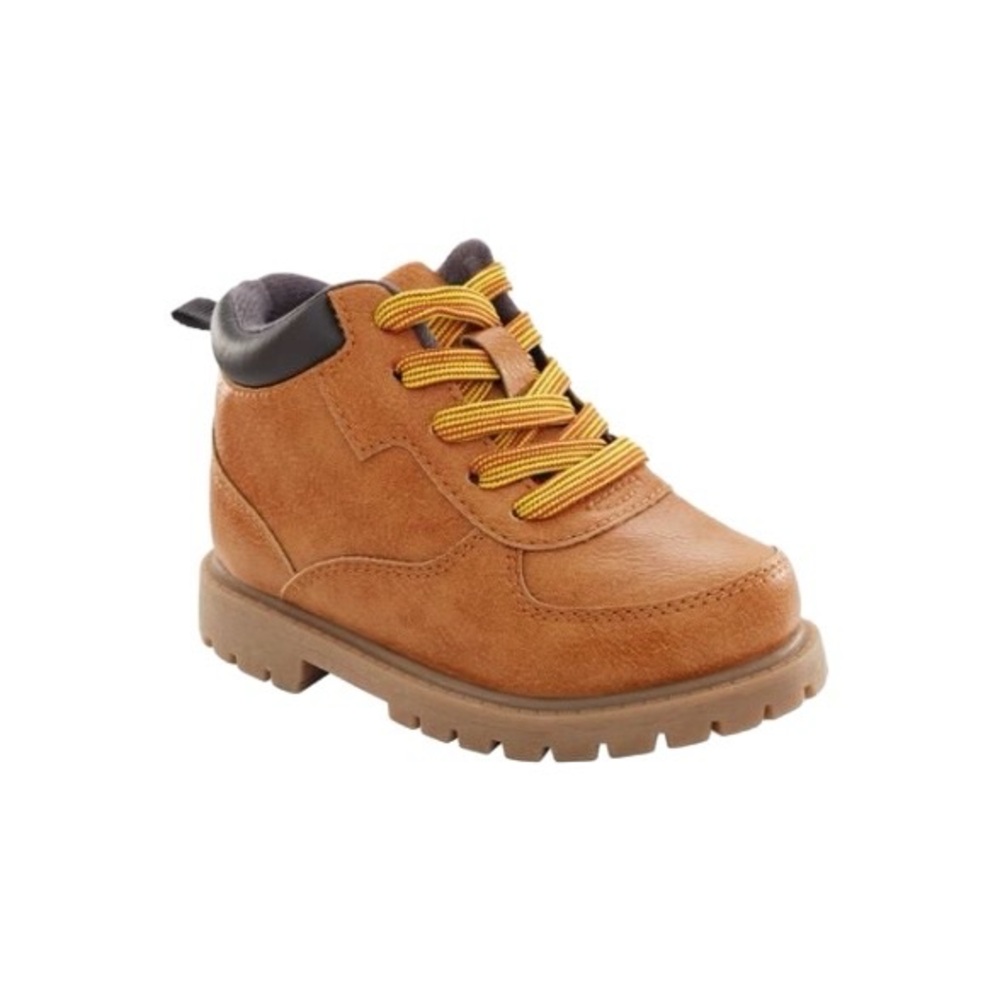 Carters Classic Tan Boston Lace Up Work Boot Toddler 7